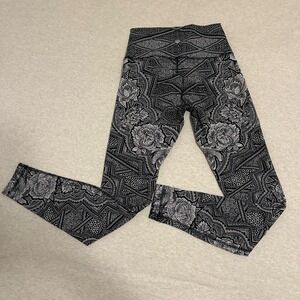 lululemon athletica Black and White Patterned Leggings